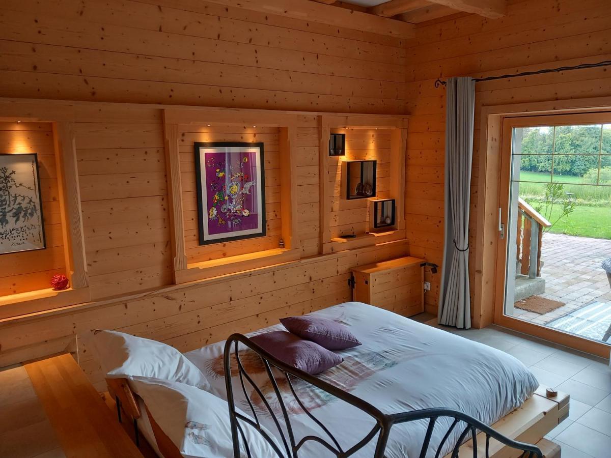 Les Abeilles Bed & Breakfast Romont Bagian luar foto