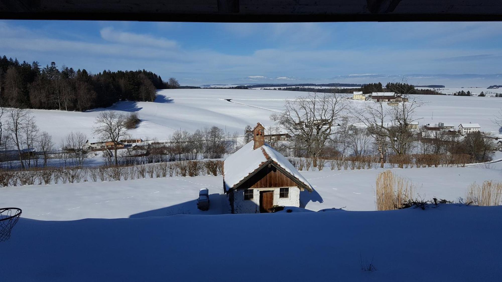 Les Abeilles Bed & Breakfast Romont Bagian luar foto